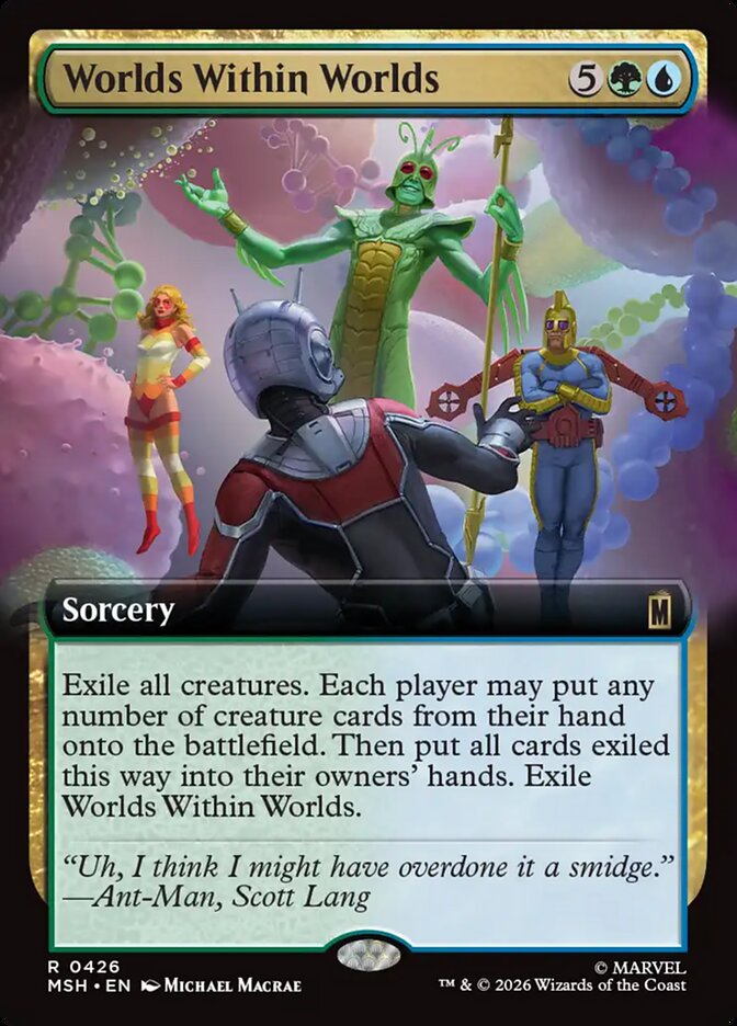 Worlds Within Worlds, Marvel Super Heroes Card Art