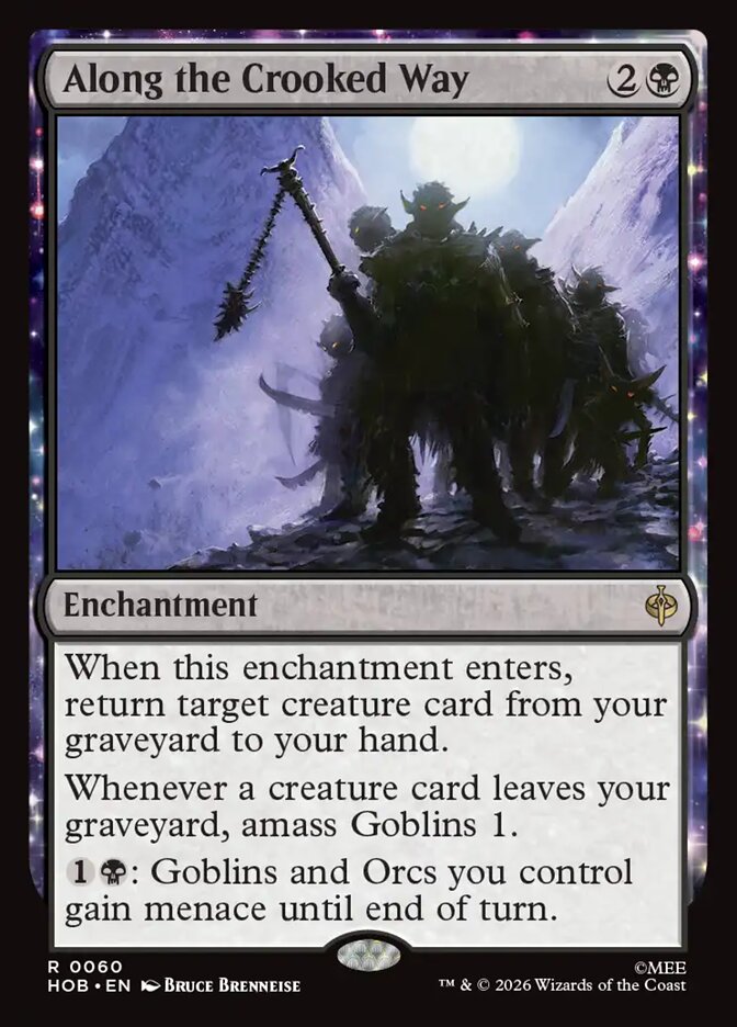 Along the Crooked Way, The Hobbit Card Art