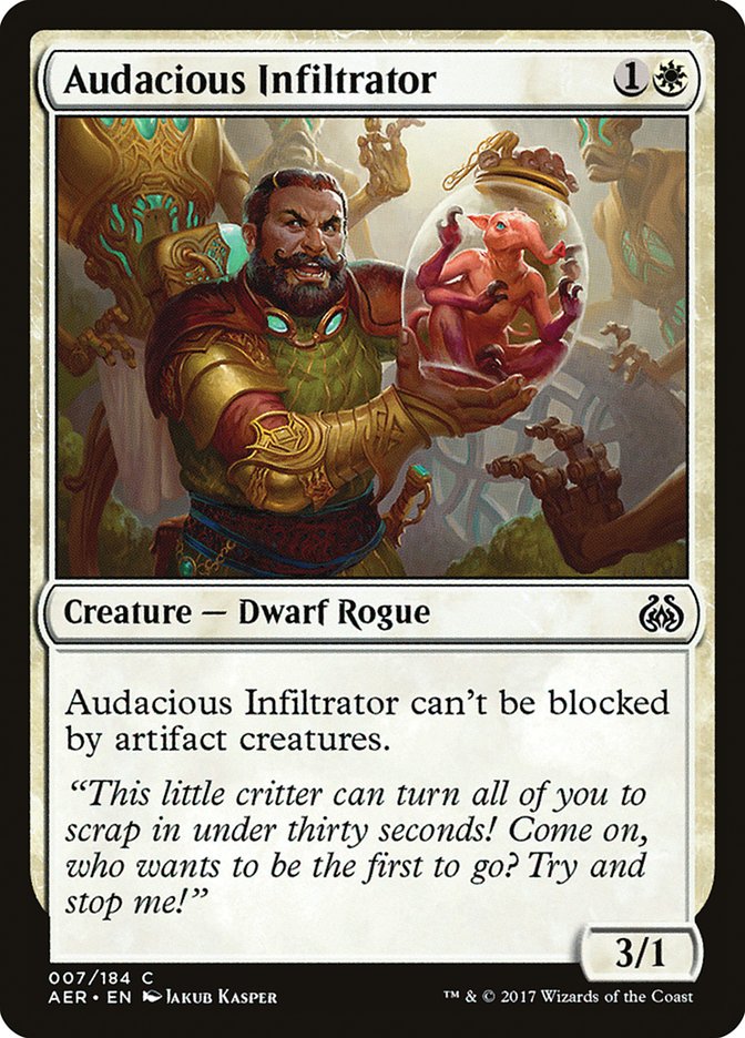 Audacious Infiltrator, Aether revolt Card Art