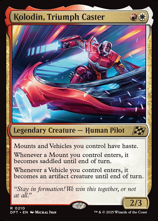 Kolodin, Triumph Caster, Aetherdrift Card Art