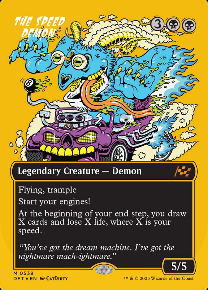 The Speed Demon, Aetherdrift Card Art