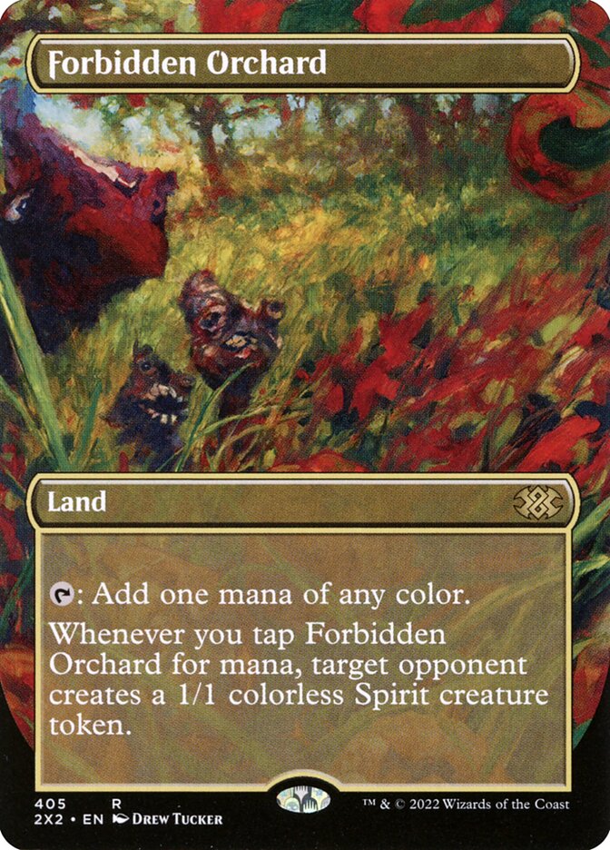 Forbidden Orchard, Double masters 2022 Card Art