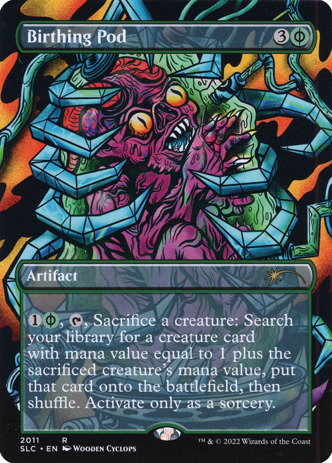 Birthing Pod, Secret Lair Countdown Card Art