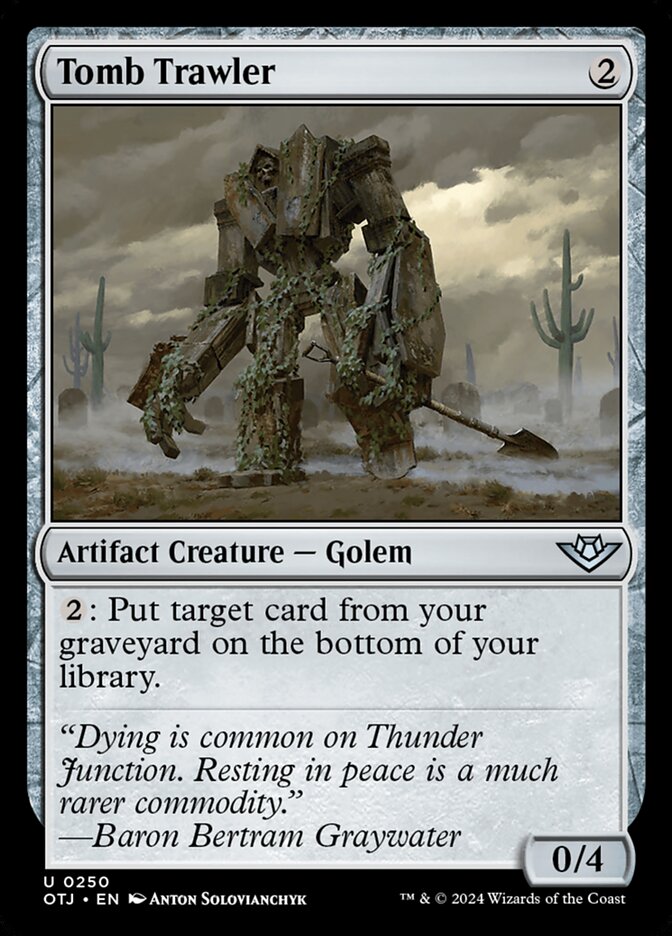 Tomb Trawler, Outlaws of thunder junction Card Art