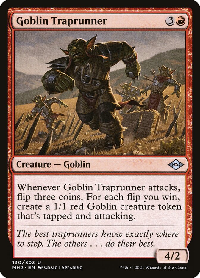 Goblin Traprunner, Modern horizons 2 Card Art