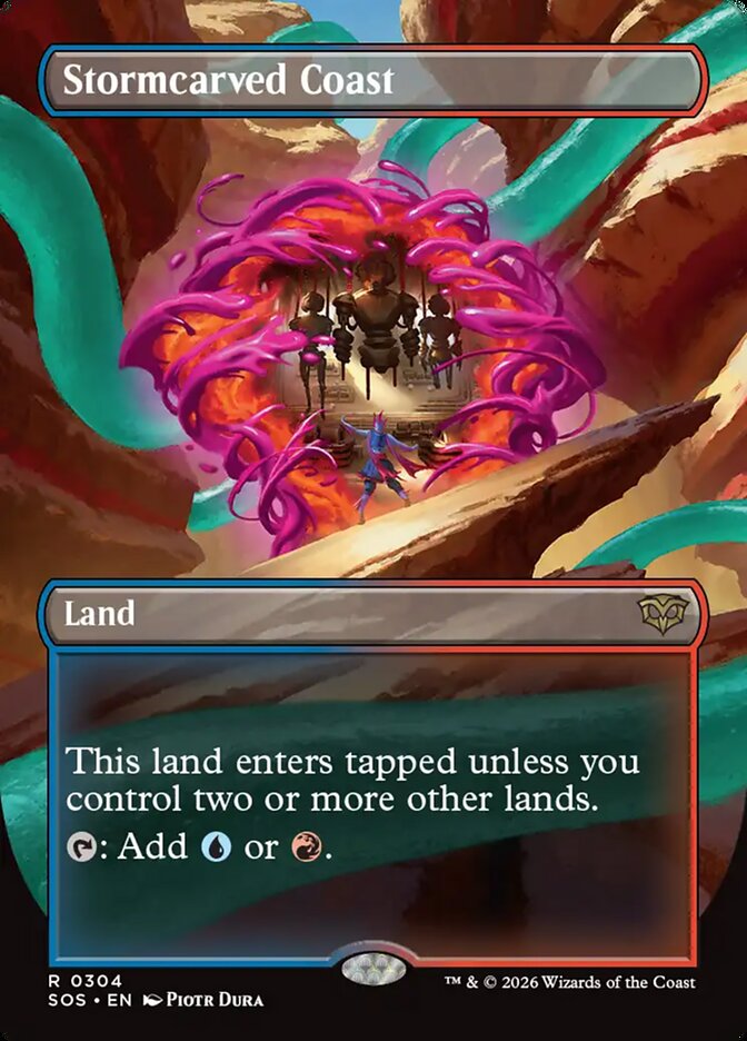 Stormcarved Coast, Secrets Of Strixhaven Card Art