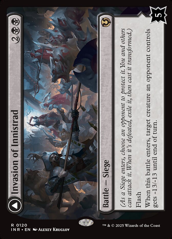 Invasion of Innistrad // Deluge of the Dead - Foil
