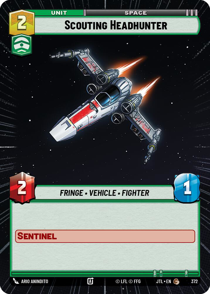 Scouting Headhunter, Jump to Lightspeed Card Art