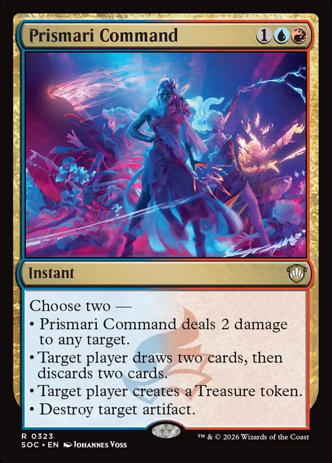 Prismari Command, Secrets Of Strixhaven Commander Card Art