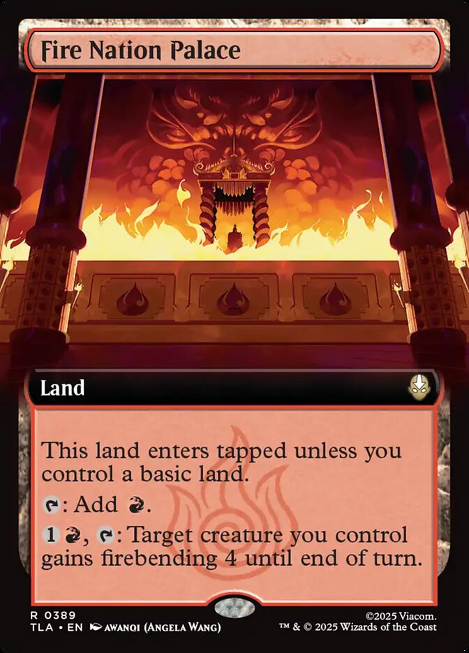 Fire Nation Palace, Avatar: The Last Airbender Card Art