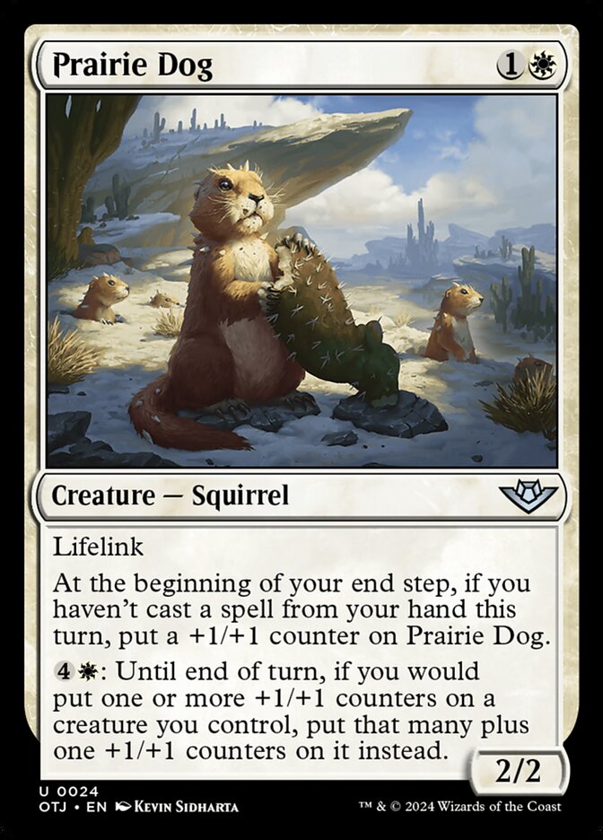 Prairie Dog, Outlaws of thunder junction Card Art
