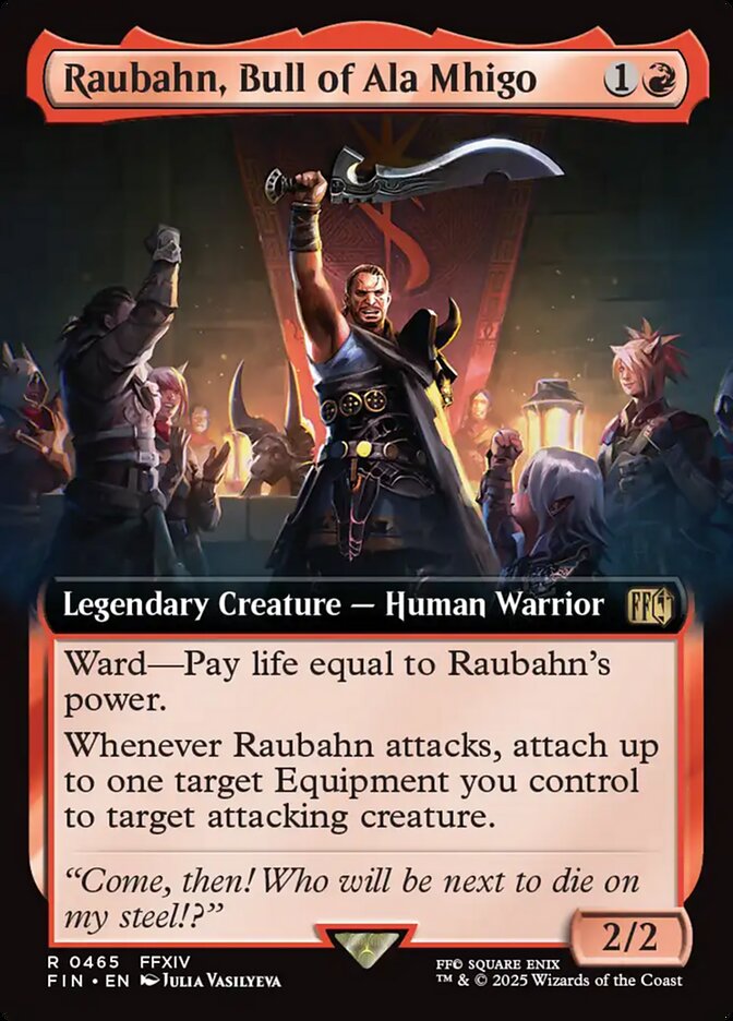Raubahn, Bull of Ala Mhigo, Final fantasy Card Art