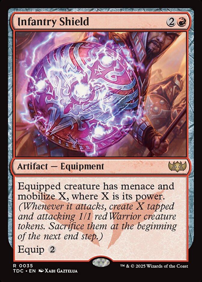 Infantry Shield, Tarkir: dragonstorm commander Card Art