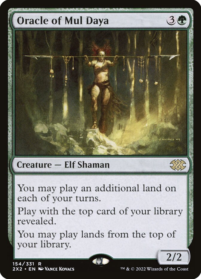 Oracle of Mul Daya, Double Masters 2022 Card Art