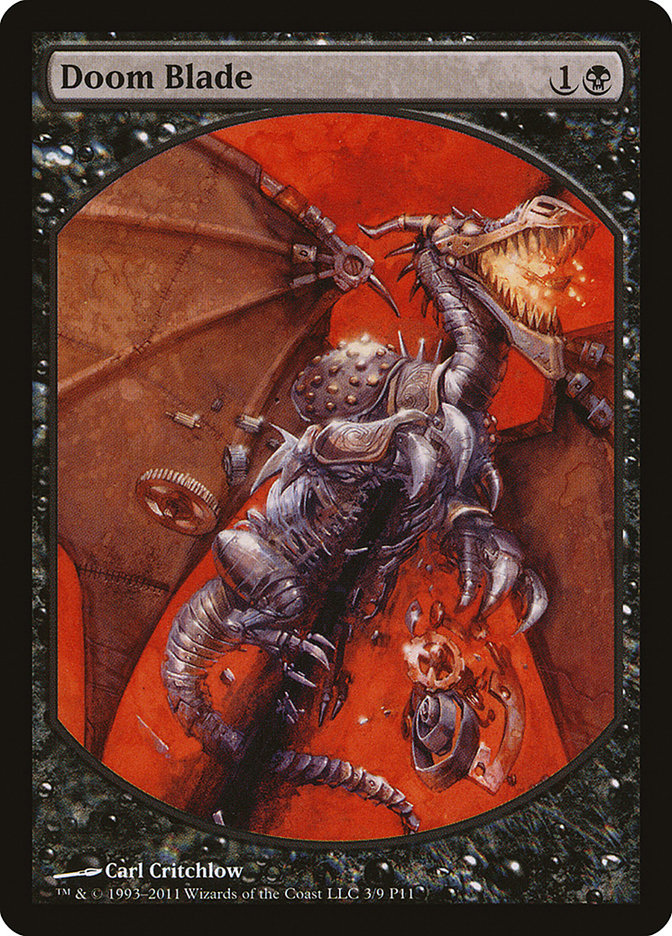 Doom Blade, Magic Player Rewards 2011 Card Art