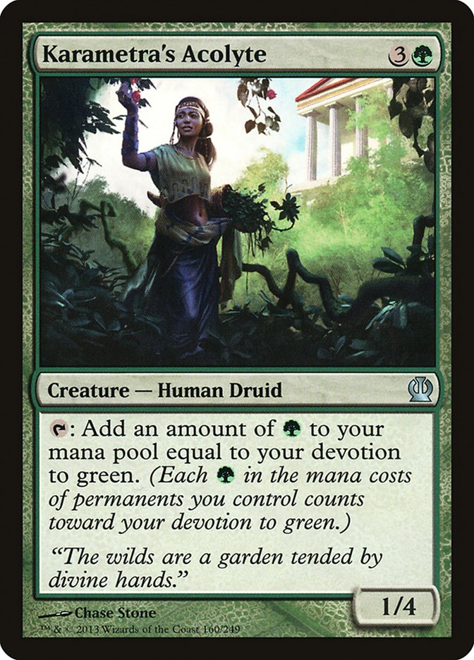 Karametra's Acolyte, Theros Card Art