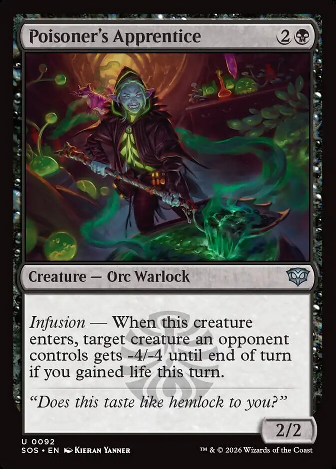 Poisoner's Apprentice, Secrets Of Strixhaven Card Art
