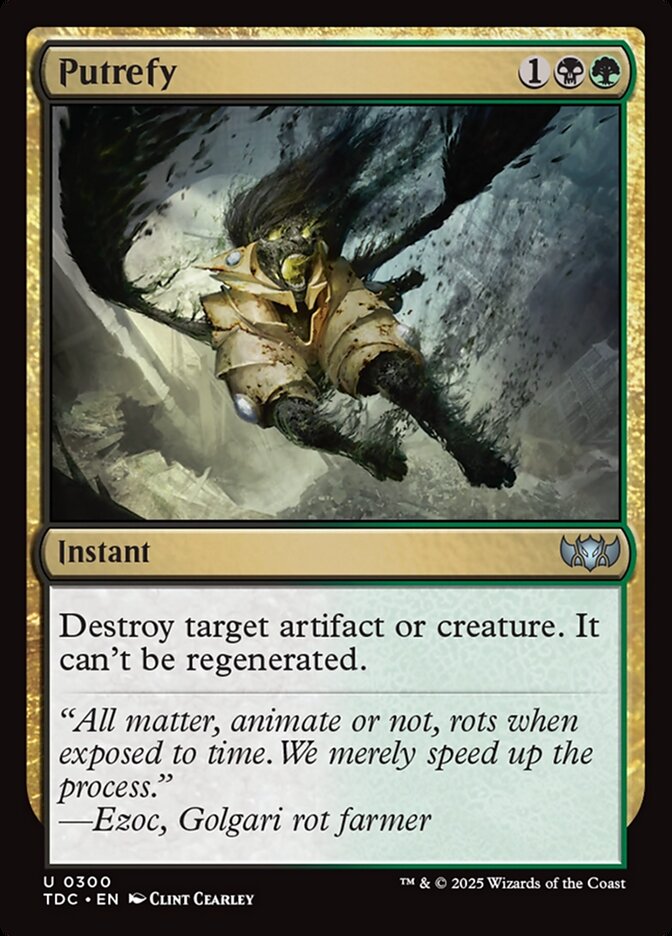 Putrefy, Tarkir: Dragonstorm Commander Card Art
