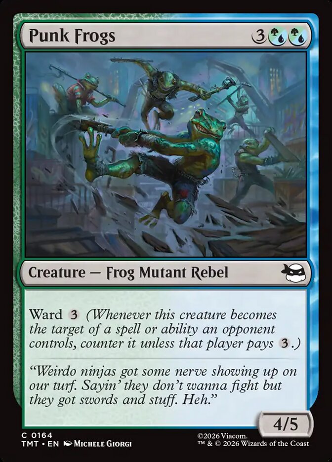 Punk Frogs, Teenage Mutant Ninja Turtles Card Art