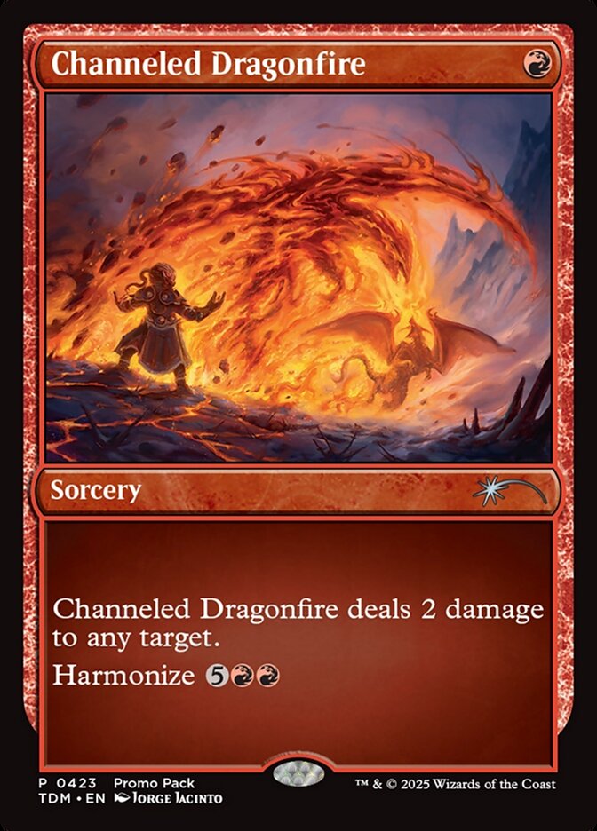 Channeled Dragonfire, Tarkir: dragonstorm Card Art