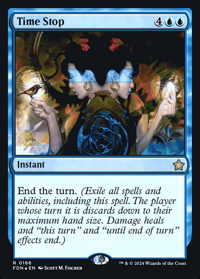 Time Stop, Foundations promos Card Art