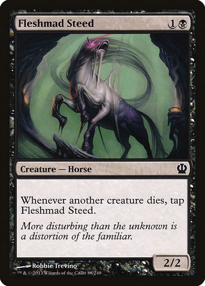 Fleshmad Steed, Theros Card Art