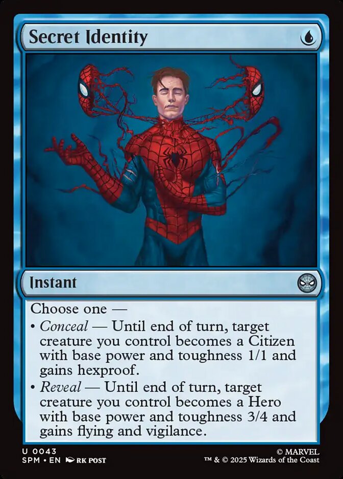 Secret Identity, Marvel'S Spider-Man Card Art