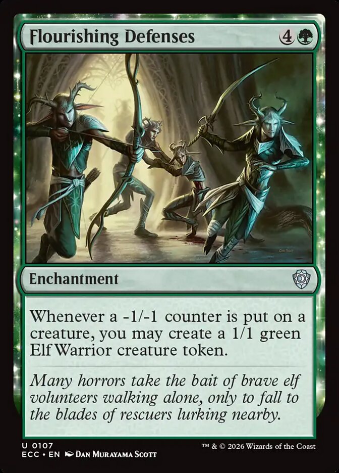 Flourishing Defenses, Lorwyn Eclipsed Commander Card Art