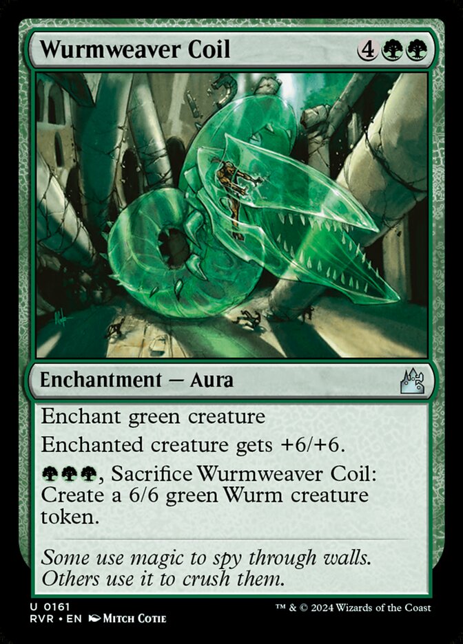 Wurmweaver Coil, Ravnica remastered Card Art