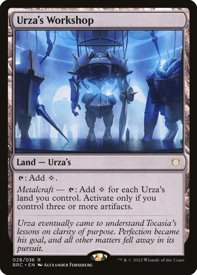 Urza's Workshop, The Brothers' War Commander Card Art