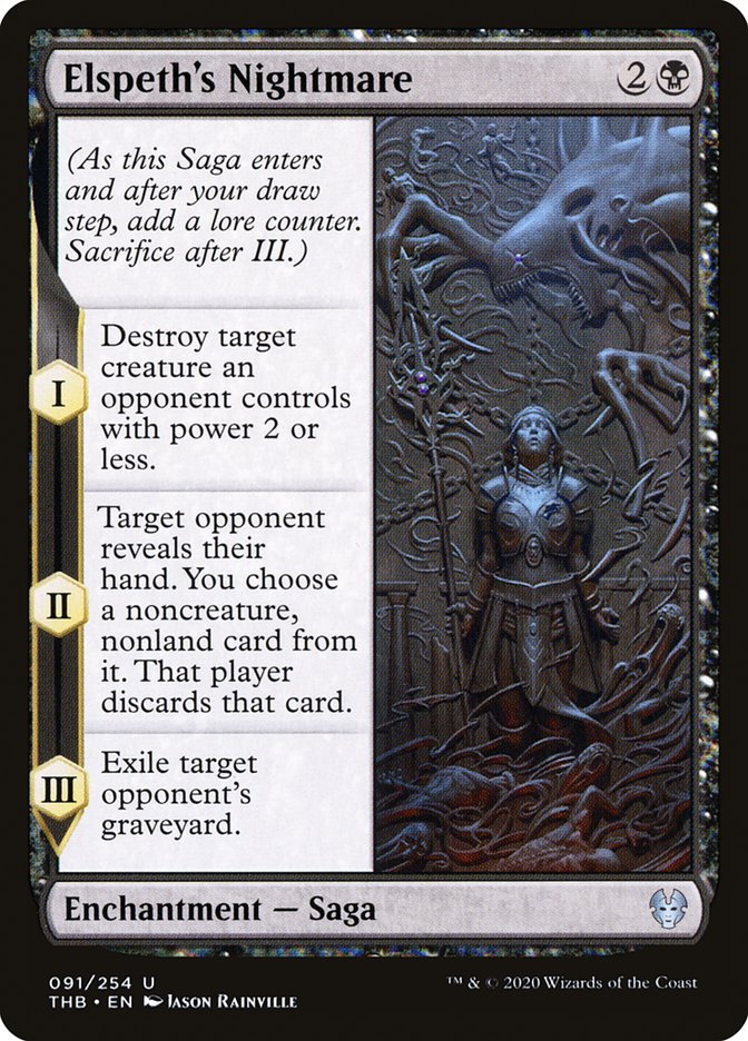 Elspeth's Nightmare, Theros Beyond Death Card Art
