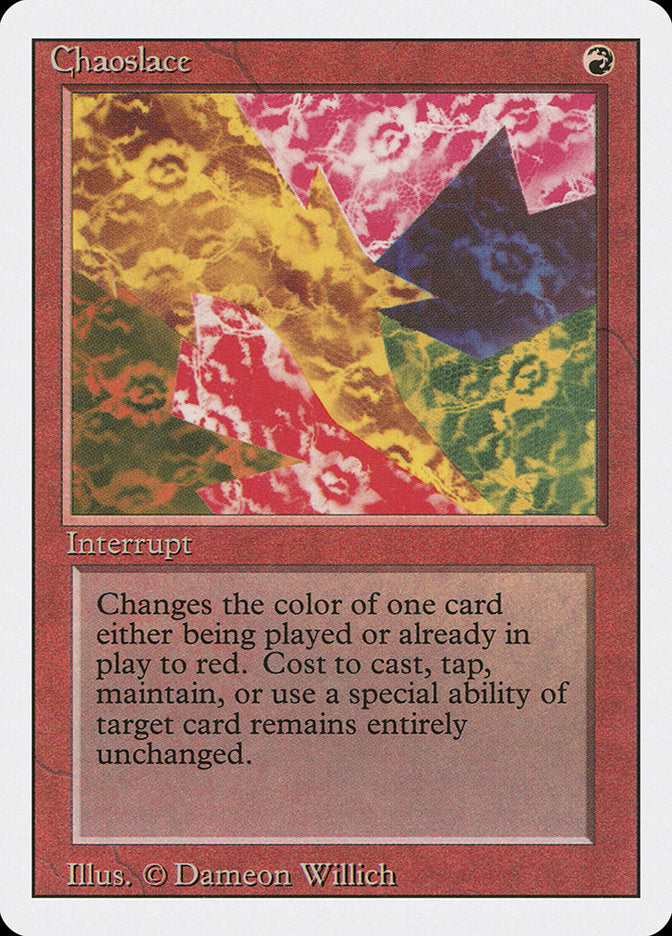 Chaoslace, Revised edition Card Art