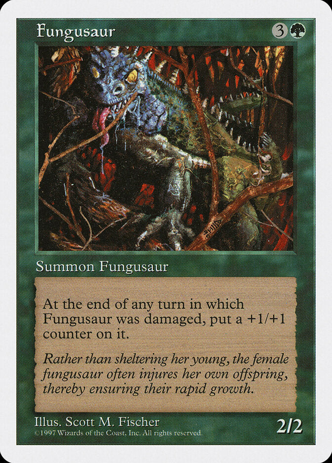 Fungusaur, Fifth Edition Card Art