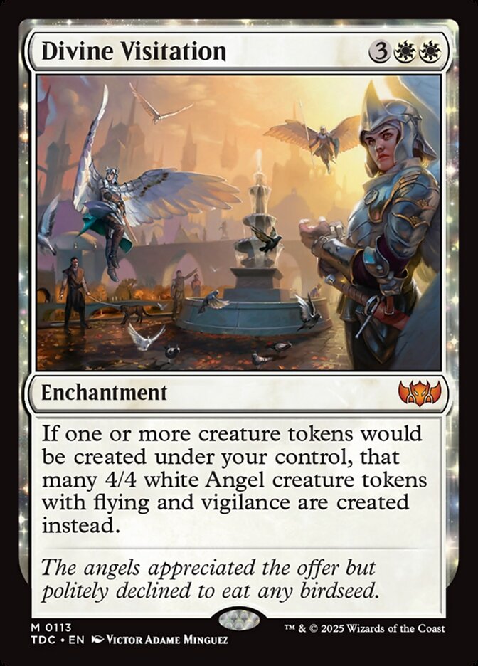 Divine Visitation, Tarkir: dragonstorm commander Card Art