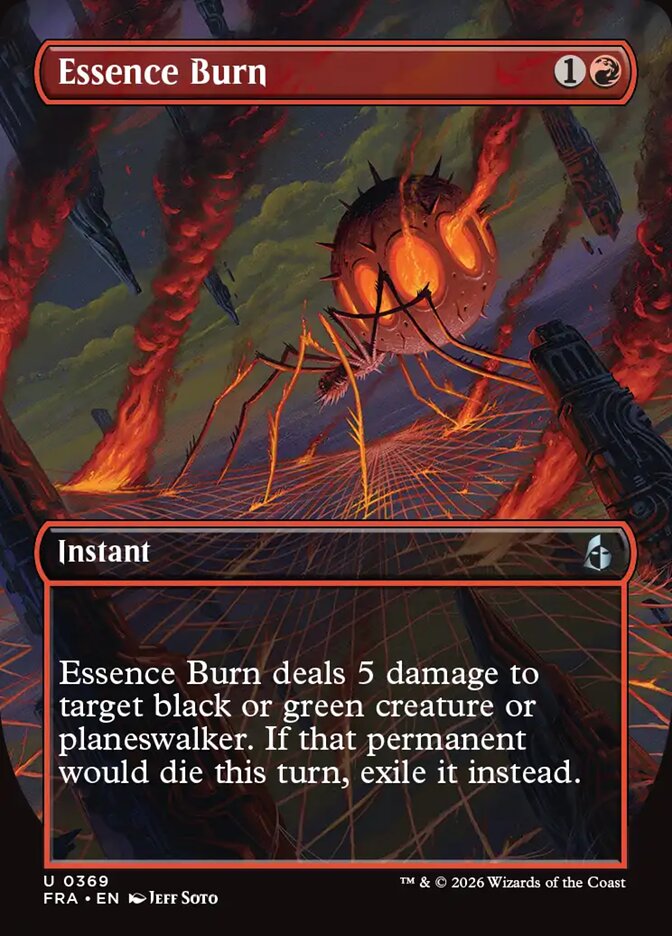 Essence Burn, Reality Fracture Card Art