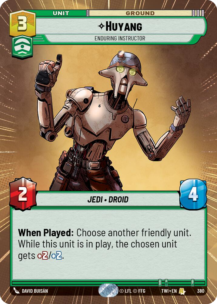 Huyang, Enduring Instructor, Twilight of the Republic Card Art