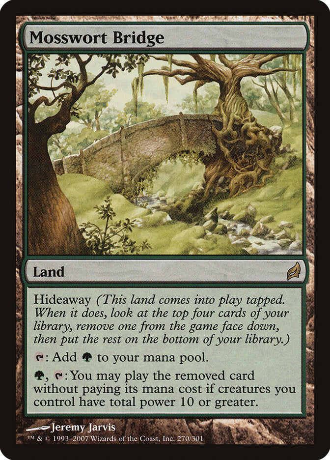 Mosswort Bridge, Lorwyn Card Art