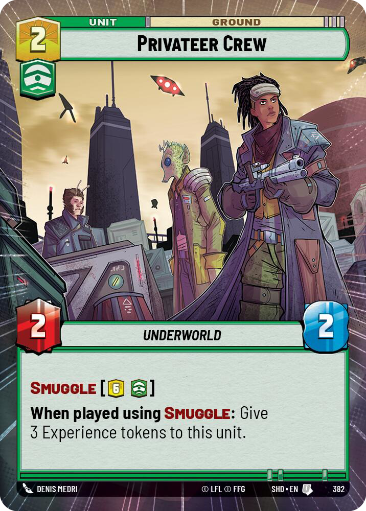 Privateer Crew, Shadows of the Galaxy Card Art