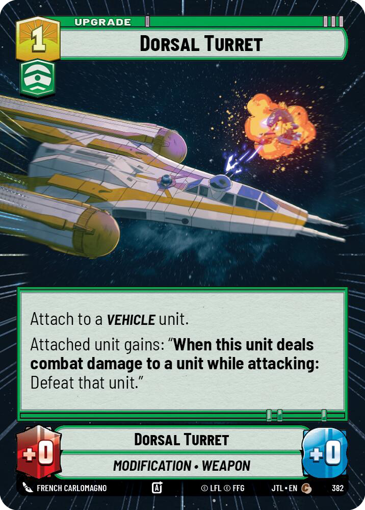 Dorsal Turret, Jump to Lightspeed Card Art