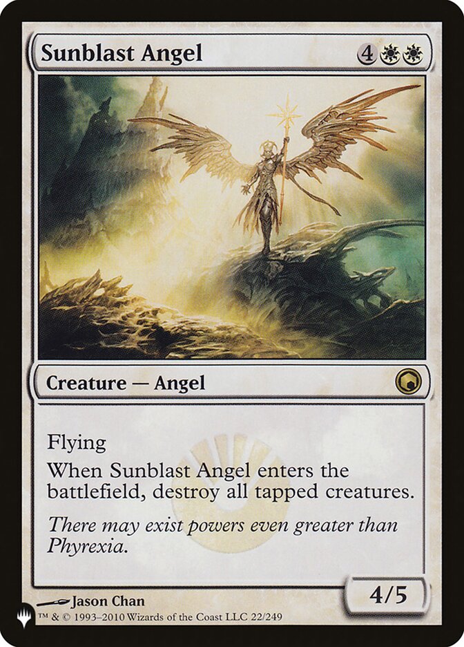 Sunblast Angel, The List Card Art