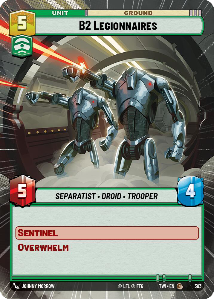 B2 Legionnaires, Twilight of the Republic Card Art
