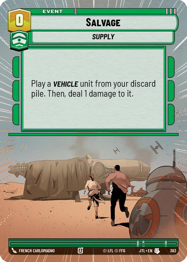 Salvage, Jump to Lightspeed Card Art