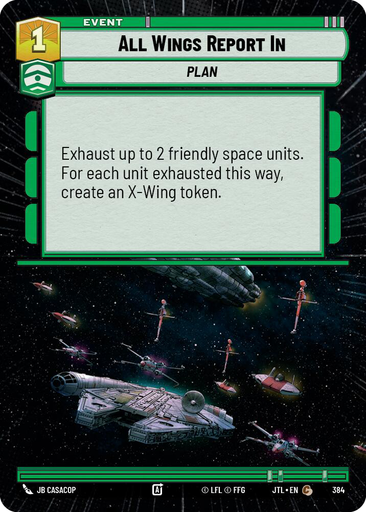 All Wings Report In, Jump to Lightspeed Card Art