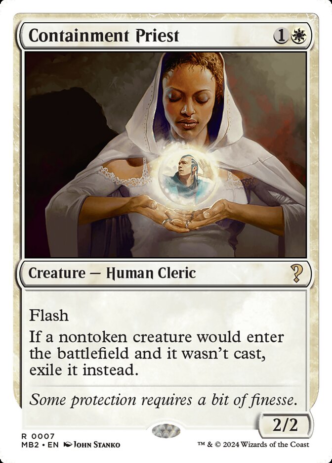 Containment Priest, Mystery Booster 2 Card Art