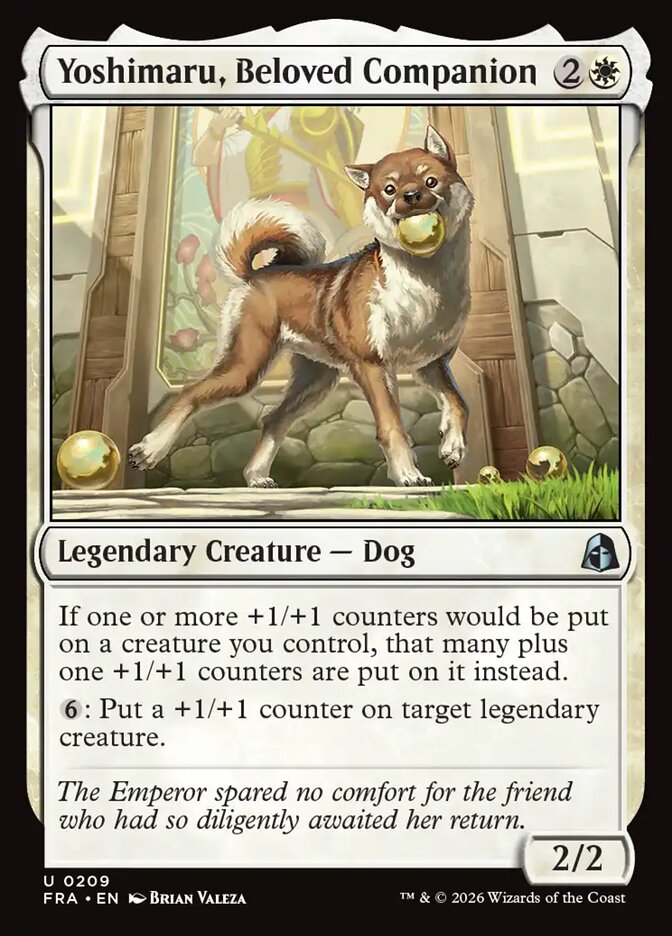 Yoshimaru, Beloved Companion, Reality Fracture Card Art