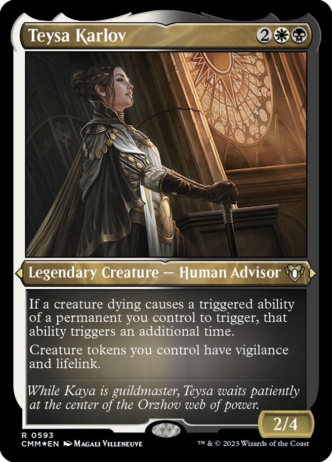Teysa Karlov, Commander Masters Card Art