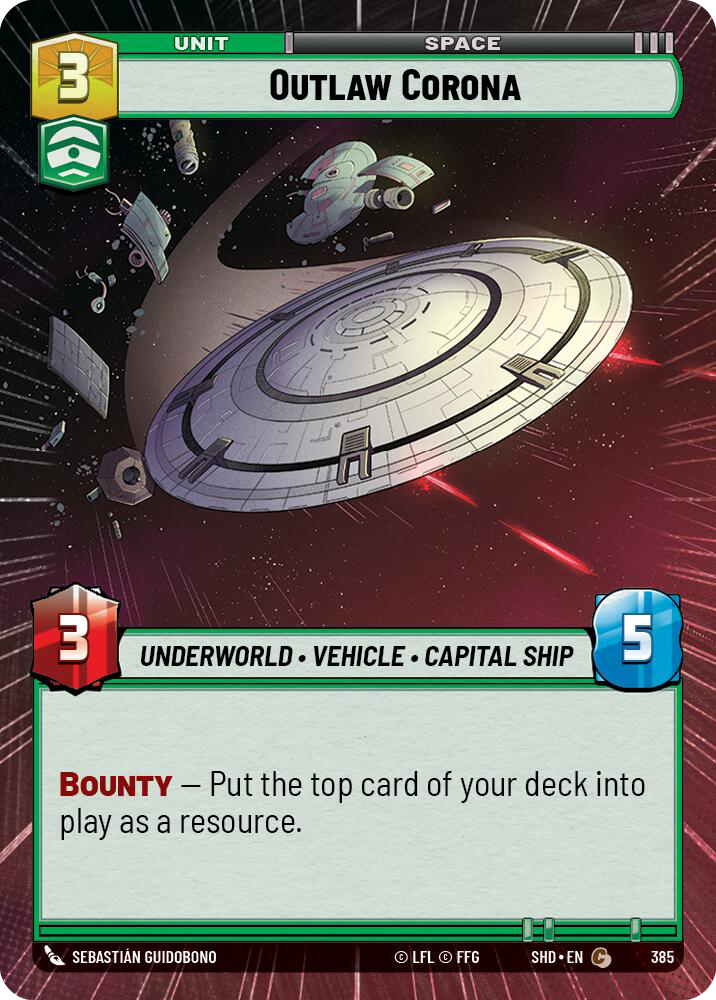 Outlaw Corona - Hyperspace Foil