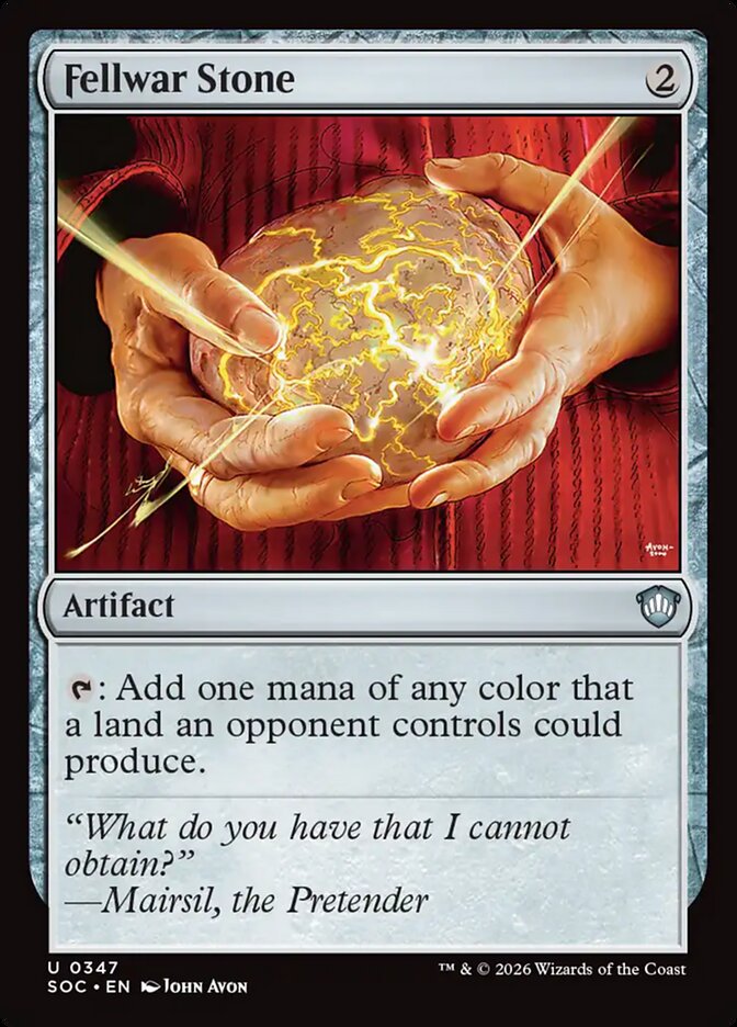 Fellwar Stone, Secrets Of Strixhaven Commander Card Art