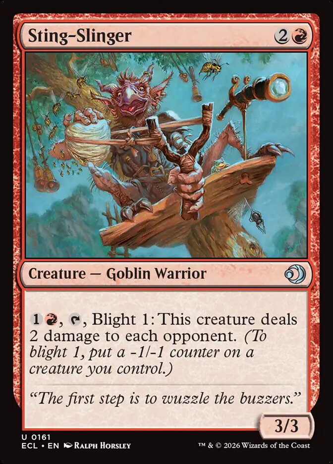 Sting-Slinger, Lorwyn Eclipsed Card Art