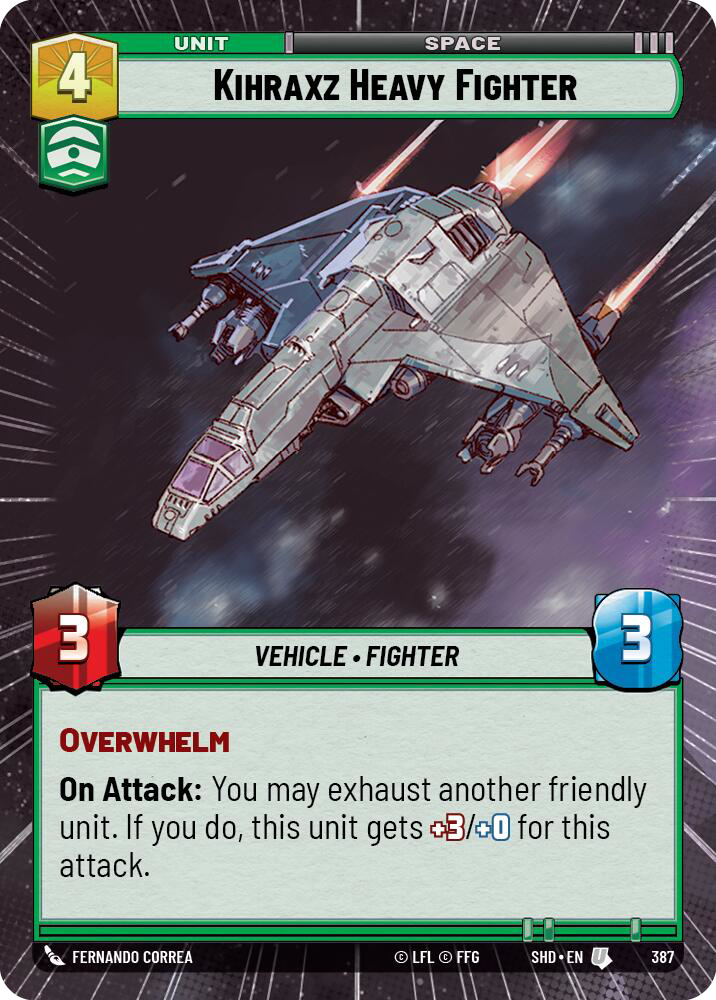 Kihraxz Heavy Fighter - Hyperspace